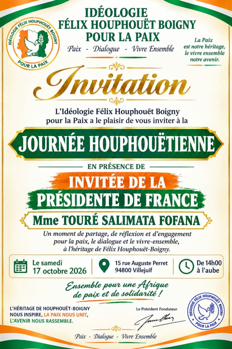 Journée Houphouëtienne : Villejuif célèbre l&rsquo;héritage de Félix Houphouët-Boigny pour la Paix